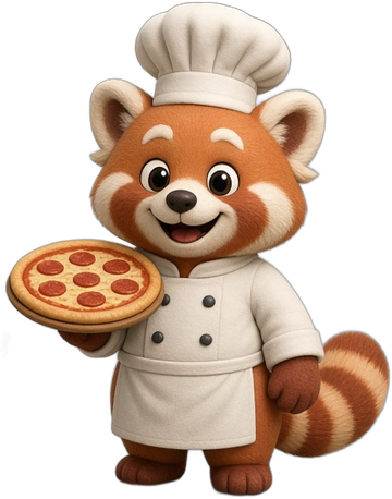 Pip the red panda chef